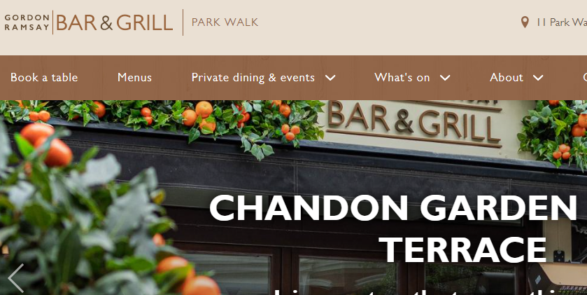 park walk restaurant