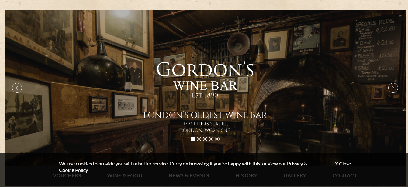 Gordon wine bar