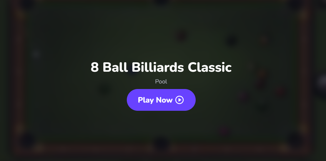 8 ball billiards classic