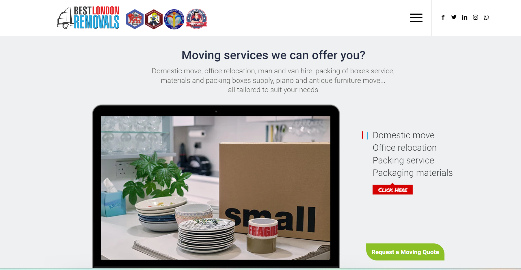 BEST LONDON REMOVALS