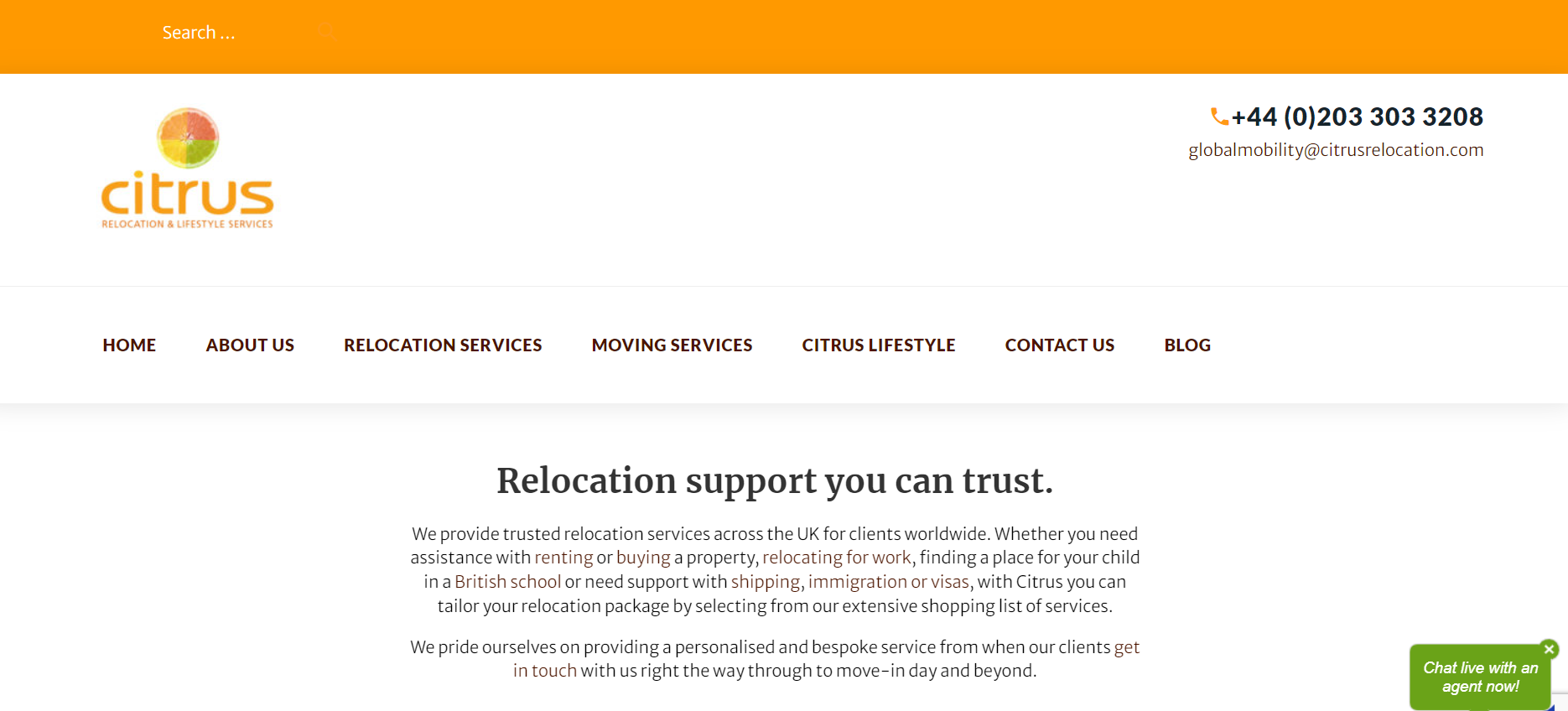 Citrus Relocation Services