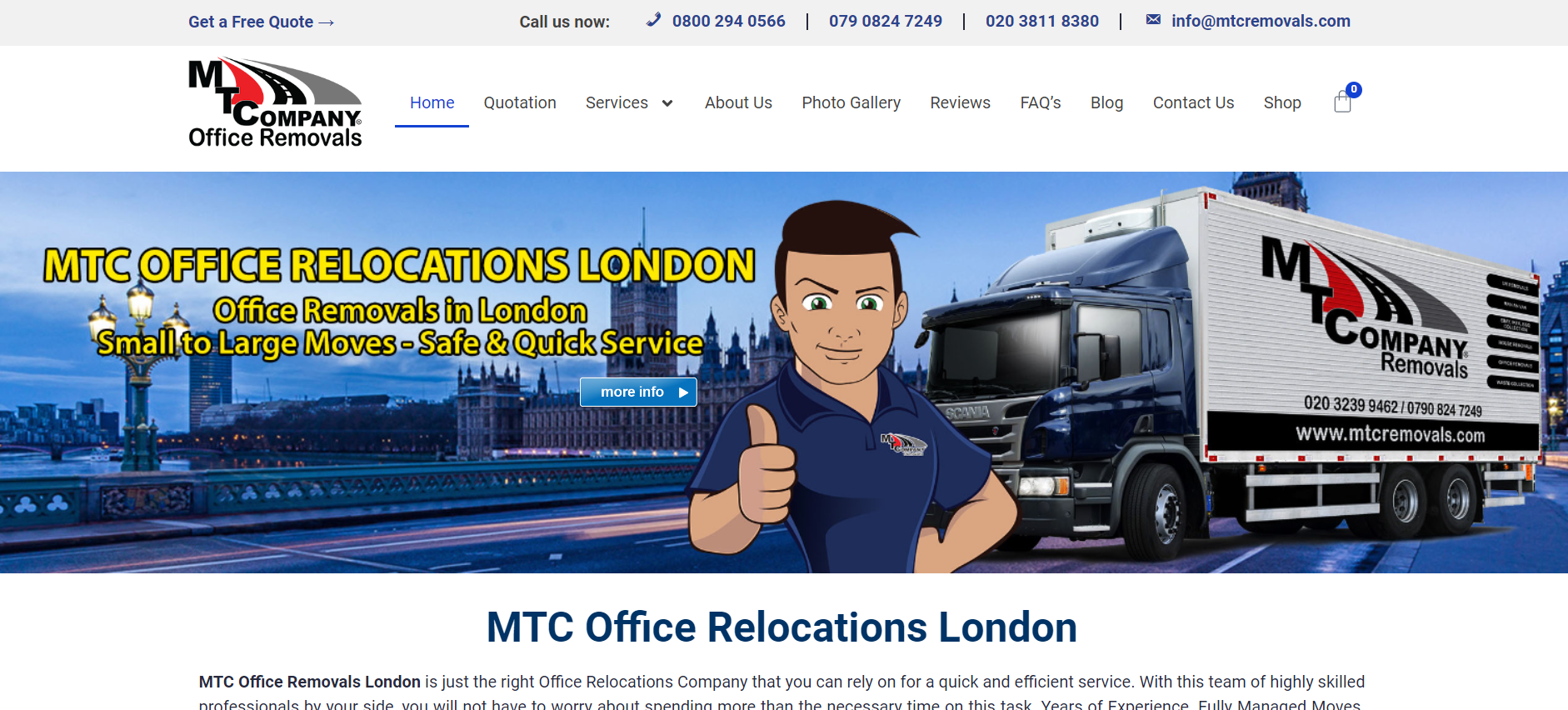 MTC Office Relocations London