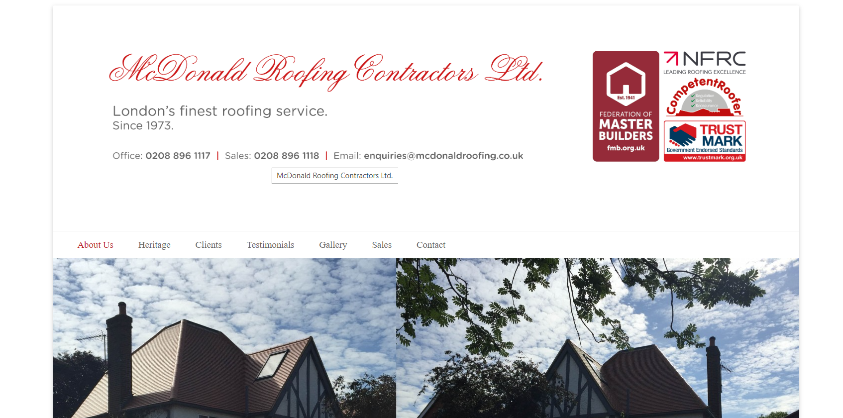 McDonald Roofing Contractors Ltd