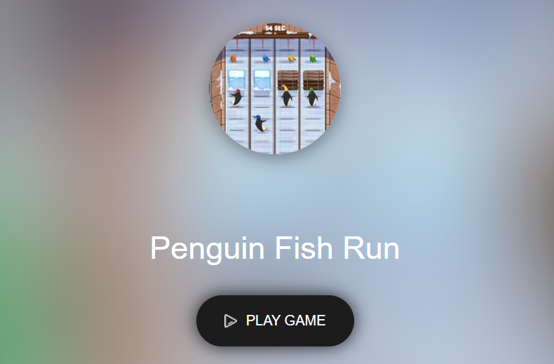 penguin fish run