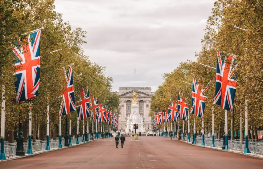 Buckingham Palace and the changing of the guards