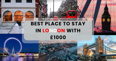 Best place to stay in London with £1000